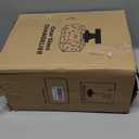 Industrial Semi Flush Mount Ceiling Light, 800 Lumen LED Bulb Included, Seeded Glass Shade Farmhouse Light Fixture for Hallway Corridor Kitchen Bathroom Bedroom Passway