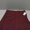 French Toast Girls Adjustable Waist Pleated-Front Two-tab Scooter (20, Burgundy)