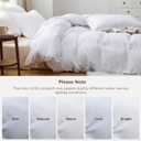 Bedsure Bright White Duvet Cover Queen Size - 3 Pieces Prewashed Extra Soft Bedding Set, Includes 1 Duvet Cover 90x90 Inches with Zipper Closure & 2 Pillow Shams, Comforter Not Included