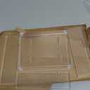 OMOTON Vertical Laptop Stand for Desk, Acrylic Dual Laptop Holder Desktop Clear Adjustable Dock for MacBook Pro Air, HP, All Gaming Laptops up to 17 (Clear, Dual Slot)