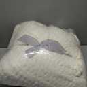 Battilo Cream Chunky Knit Throw Blanket for Couch, Super Soft Chenille Throw Blanket Cozy Warm Thick Ivory White Cable Knitted Blanket for Sofa, Bed, Living Room, 50"x60"