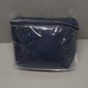 Shreem Linen Zipper Fitted Sheet -16 Inch Extra Deep Pocket, Soft Brushed Microfiber Bottom Sheet, Wrinkle, Shrink & Fade Resistant, Hotel Quality, Navy Blue, King