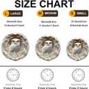 Wooden Puzzles Adults 300 Pieces, White Owl Animal Shaped Wood Puzzle with Unique 3D Paper Carved Effect, Challenging Jigsaw Puzzles, Christmas Birthday Gifts for Women Mom, Wall Decor13.3in