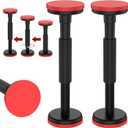 2Pcs Telescopic Support Pole, Adjustable Support System, Cabinet Adjustable Support Pole Rod, Supports up to 440 lbs Support Bracket, 7.09-17.72inch Cabinet Lifting Bracket for Sink Cabinet Sofa