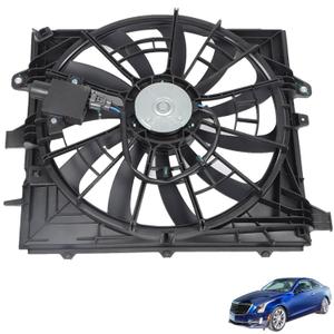 Engine Radiator Cooling Fan Assembly Replacement for 2013 2014 2015 ATS CTS GM3115283 84001484