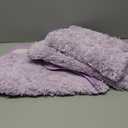 RUN HELIX Purple Bathroom Rug Set 3 Piece Non-Slip Microfiber Bath Mat,Plush Shaggy Luxury Mat with Rubber Backing, Extra Soft and Absorbent Machine Washable, Bath Mats for Bathroom,Tub and Shower (20"x32"+16"x24"+ U Shape20"x20", Light Purple-solid)
