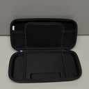 Orzly Carry Case Compatible with Nintendo Switch and New Switch OLED Console - Black Protective Hard Portable Travel Carry Case Shell Pouch with Pockets for Accessories and Games (6.2 inch Switch 1)