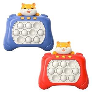 Bennol Light Up Fast Push Bubble Game, Pop Fidget Toys Handheld Quick Push Game