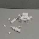 DORESshop Night Lights Plug into Wall,3D Printed Castle RGB Night Light,10-Color Change NightLight, 3 Level Brightness Adjustable Dimmable Nightlights with Dusk to Dawn Sensor for Bathroom Hallway