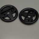 Orzly Nintendo Switch & OLED Console Steering Wheel, 4 Pack, for Mario Kart 8 Deluxe Nintendo Switch, Mariokart Switch Steering Wheel (Joycon Controller Attachments) (2X Black, 1x Wheel, 1x Red)