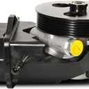 Power Steering Pump with Pulley Replacement For Compatible with 2006-2011 Chevy Impala, 2006-2007 Chevy Monte Carlo Power Assist Pump Replace # 20-69989