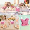 Reallnaive Butterfly Napkin Holder Organizer for Table Centerpiece Tissue Dispenser for Kitchen Serviette Home Dining Room Restaurant Bar Party Farmhouse Wedding Decor