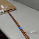GOUNENGNAIL- 4' Grounding Rod - 3/8" Copper Bonded Ground Rod Wire Clamp | Great for Electric Fences, Antennas, Satellite Dishes, and other Grounding Needs (2, 3/8''x4')