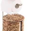 Novabright 1 Pcs Toilet Paper Holder, Woven Freestanding Storage Stand