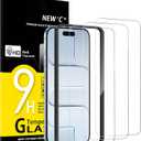 NEW'C 3 Pack Designed for iPhone Air Screen Protector (6.5 inches), Tempered Glass with easy installation tool included,Case Friendly Ultra Resistant (Transparent)