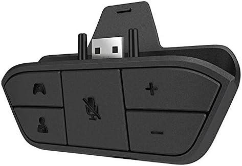 Stereo Headset Adapter for Xbox One and Xbox Series X|S and Elite Controller - Headphone Audio Converter for Voice Chat & Game Sound Mix and Mic Monitoring and Volume Control as Xbox Accessories