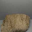 Puncuntex Beige Throw Blanket 90"×90" inches Fuzzy 3D Jacquard Decorative Flannel Fleece Super Soft Plush Cozy Blanket for Couch Sofa Chair Lightweight