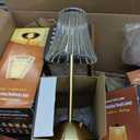 Bornerwhite 8 Pcs Cordless Table Lamp Rechargeable Touch Lamp, Gold Flower