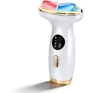 Cold Heat Facial Massager for Face & Neck, Wireless Face Massager Tool with Gua Sha, Face Sculpting Tool to Reduce Puffiness, Tighten Jowls, Lift & Glow, Gentle Daily Skincare Device