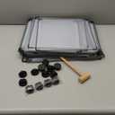 20 Panels Small Animals Playpen, 48" x 24" x 16" Transparent Pet Playpen with Waterproof Mat,Portable Plastic Enclosure Cage for Chicken/Guinea Pigs/Bunny/Ferrets/Hamsters/Hedgehogs Indoors Outdoor