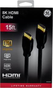 GE 8k HDMI 2.1 Cable