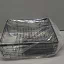 Dish Drying Rack with Utensils Holder, Black