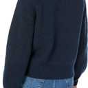 Amazon Essentials Women's Ribbed Long Sleeve Crewneck Sweater, XS Black