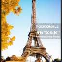 36x48 Poster Frames, 1Pcs, Plexiglass,Black Aluminum Snap Frame