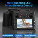Drones with Camera for Adults 4K, GPS Drone with 4.5 LCD Screen Controller Follow Me Auto Return 5G Long Range Transmission Foldable FPV Drone for Beginners Under 249g