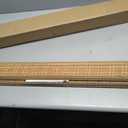LazBlinds No Drill Cordless Bamboo Roman Shades, 39" W × 64" H, Brown