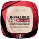 L'Oreal Paris Makeup Infallible Fresh Wear Foundation in a Powder, Up to 24H Wear, Waterproof, Pearl, 0.31 oz.