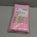 2 x 10 Pack Premium Disposable Plastic Tablecloth 54" X 108" Rectangle Table Cover for Birthdays Weddings Christmas Anniversary Buffet Table (Pink)