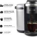 Keurig K-Cafe Single-Serve K-Cup Coffee Maker, Latte Maker and Cappuccino Maker, Comes with Dishwasher Safe Milk Frother, Coffee Shot Capability, Compatible with all Keurig K-Cup Pods, Dark Charcoal