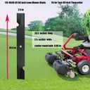 115-9649-03 105-7718-03, 60 Inch Lawn Mower Blade, Fit for Toro 60 Inch Timecutter MX6050 ZX6020 ZX6030 ZX6050 MX6000 MX6080 6000, Replace for 133-2127 115-9649 20.5" Mower Blades