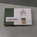 Mercury Glass Fairy Rotary Candle Holder Spinning, Gold Votive Tea Light Candle Carousel Spinner for Women Girls Gift Living Room Bedroom Home Decor