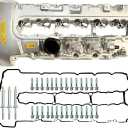 Aluminum Engine Valve Cover Kit Compatible with N54 Z4 X6 135i 335i 335is 335xi 535i 535xi 740Li 740i 3.0L 2007-2016 264-936 7565284 11127565284 11127565286