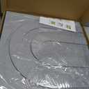 3D Decorative Felt Double-layer Acoustic Panels Arch Pattern, 22.8"X22.8"X4PCS