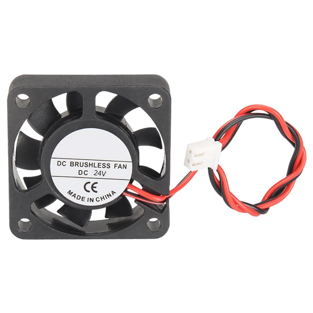 3D Printer DC 24V 4010 Extruder Hot End Cooling Fan, 40x40x10mm for 3D Printer, Cooling Fan for Creality Ender 3/Ender 3 Pro/CR-10S, 3D Printer Accessories Parts with 2 Pin Cable Line and 8000 RPM
