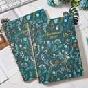 5 x Appointment Book 2026-2027 - Daily Hourly Planner 2026-2027, July 2026 - June 2027, Weekly Appointment Book 26-27, Large Planners Weekly Monthly, 8.5" x 11", Planners with 30-Minute Interval - Green Floral