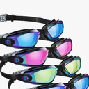 Flutesan 3 Pack Swim Goggles for Adult Anti Fog Swimming Glasses with Ear Plugs Nose Clip No Leaking Full Protection Goggles