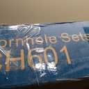 Cornhole Boards Set Regulation 4x2ft Solid Wood with 8 Bean Bags for Game