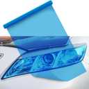 12 x 48 inches Headlight Tint Film, Tint Vinyl Wrap Protector Film Fog Light Color Change for Cars (Blue)
