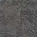OLANLY Bathroom Rugs 24x16, Extra Soft Absorbent Chenille Bath Rugs, Rubber Backing Quick Dry, Machine Washable Bath Mats for Bathroom Floor, Tub and Shower, Home Decor Accessories, Dark Grey