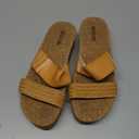 DREAM PAIRS Women's Platform Wedge Sandals with Arch Support, Comfortable Beach Slip-on Flat Sandals, Casual 2-Strap Cork Cushion Slides for Women, 8