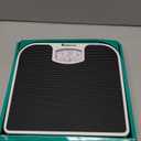 Adamson A21 Analog Scales for Body Weight - Up to 300 LB - New - Anti-Skid Rubber Surface + Large Numbers - Analog Bathroom Scale - Affordable - Durable with 20-Year Assurance - Black