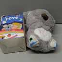 QFCST Relief Koala Breathing Stuffed Toy, Anxiety Relief Plush Breathing Animal, Sleeping Koala Plush Breathing with Musical Lights & Rhythmic Breathing Motion