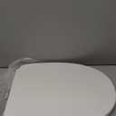 Woodbridge Toilet Seat with Cover, White, Slow-Close, Quick-Release for Easy Cleaning.Seat 01
