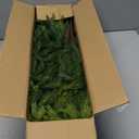 12Pcs Christmas Norfolk Pine Stems, 24'' Long Artificial Evergreen Norfolk Pine Branches, Real Touch Greenery Picks, Faux Floral Branch for Mantel DIY Xmas Home Decoration Indoor Christmas Decor