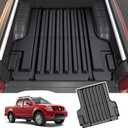 AOMSAZTO Truck Bed Mat Compatible with 2022 2023 2024 2025 Nissan Frontier Crew Cab Short 5FT Bed Mat Frontier Bed Liner TPE All Weather Truck Bed Liner Short Bed Liner 2025 Frontier Accessories (Bed Mat for Nissan Frontier 2022-2025)