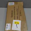 CozyLux Full Size Comforter Sets - 3 Pieces Grey Soft Luxury Cationic Dyeing Bedding Comforter for All Season, Gray Breathable Lightweight Fluffy Bed Set with 1 Comforter and 2 Pillow Shams